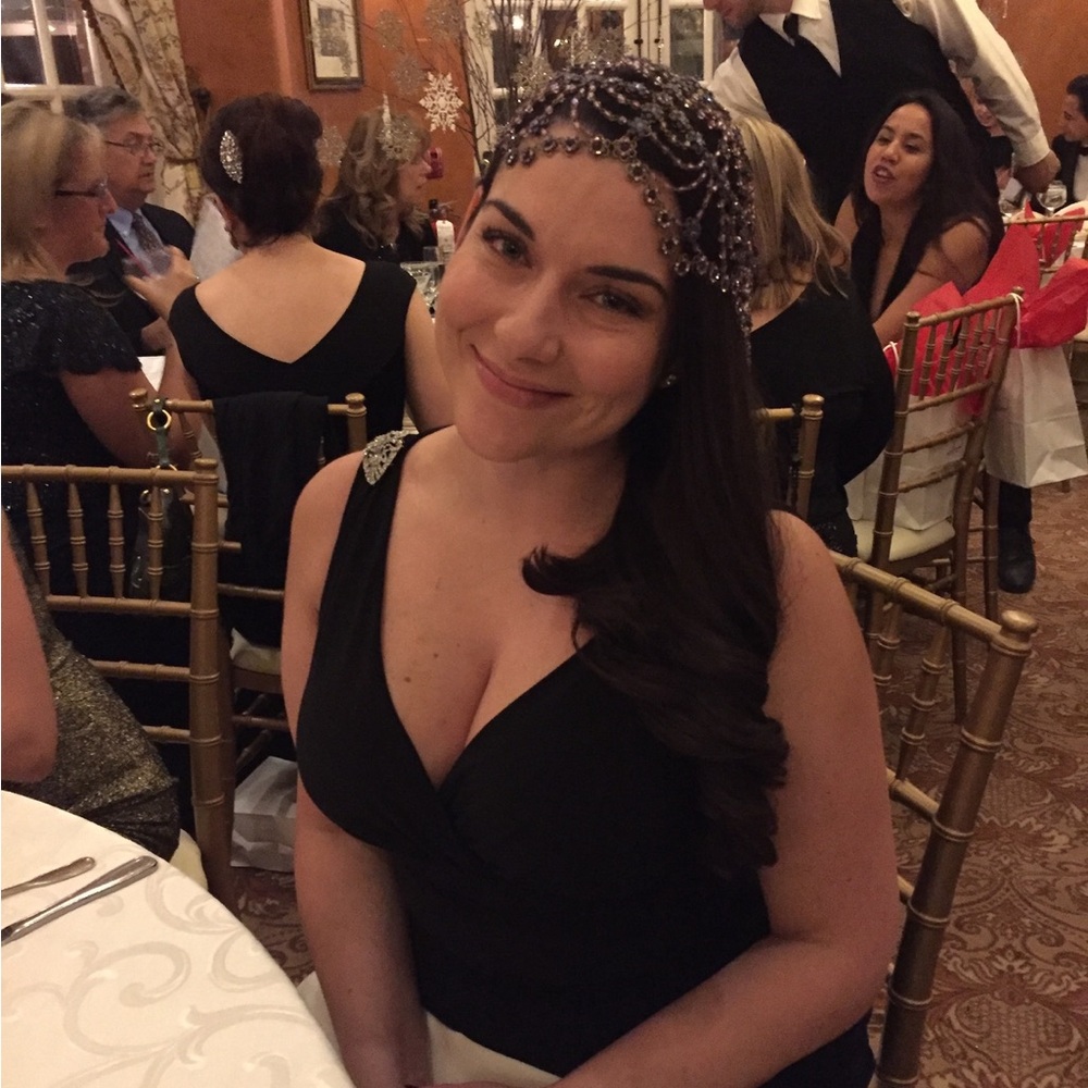 Michal Negrin Swarovski Crystal Head Wrap/Cap - Picture 14 of 14